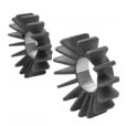 Motone Big Fin Exhaust Clamps - Carb