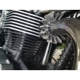 Motone Big Fin Exhaust Clamps - Carb