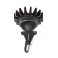 Motone Big Fin Tail Light LED + Fender Mount Kit - Black