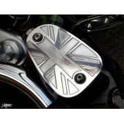 Billet Disc Brake Oil Reservoir Master Cylinder Cap - Union Jack - Polish