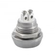 Motone Billet Micro Switch Button - Momentary - M12 - Stainless