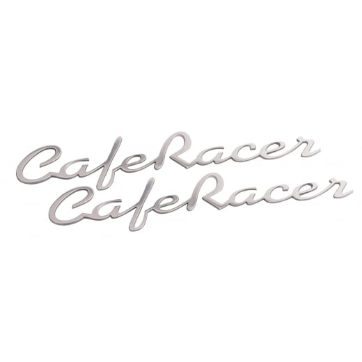 Motone Cafe Racer - Petrol Tank / Side Panel Emblem Set - Polish - Pair