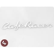 CAFE RACER Solid CNC Billet Badge Petrol Tank/Panel/Emblem CB750 XS650 Sportster