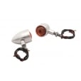 Motone Custom Billet Indicator Turn Signals - Pair - Polish