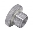 Motone Custom Fuel Gas Cap - Billet Aluminium - Rippled