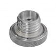Motone Custom Fuel Gas Cap - Billet Aluminium - Rippled