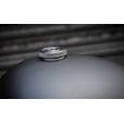 Motone Custom Fuel Gas Cap - Billet Aluminium - Rippled