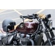 Motone Custom Fuel Gas Cap - Billet Brass and Aluminium