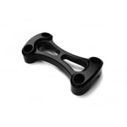 Custom Top Riser Clamp Bridge Piece  - for One Inch Bars - Black