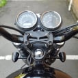 Motone Custom Top Riser Clamp Bridge Piece  - for One Inch Bars - Black