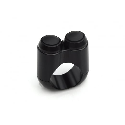 Motone Dual Micro Switch Button Housing - 22mm 7/8" Handlebar - Black
