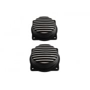 Finned EFI Carb Tops Contrast Cut Black