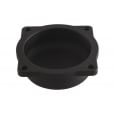 Motone Finned EFI Carb Tops Contrast Cut Black