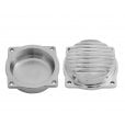 Motone Finned EFI Carb Tops Polished