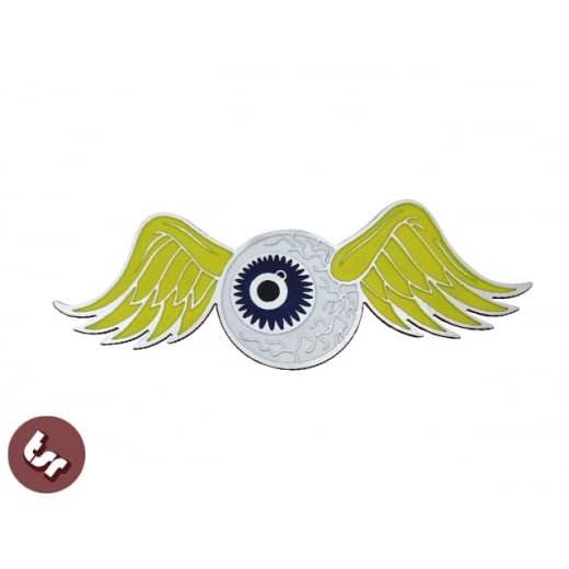 Flying Eyeball HotRod Billet Badge/Emblem Legshield/Panel fits vespa/lambretta