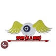Flying Eyeball HotRod Billet Badge/Emblem Legshield/Panel fits vespa/lambretta