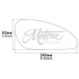 Motone Fuel/Gas/Petrol Tank Custom Knee Pads - Union Jack