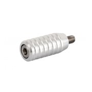 Gear Shifter Lever End Peg - Ribbed - Aluminium