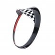 TSR GTS Headlight Rim with Chequered Peak/Cap Vespa GTS/GTS Super/GT