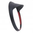 TSR GTS Headlight Rim with Peak/Cap Vespa GTS/GTS Super/GT Matte Black