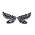 Motone Honda Wings HM Fuel Tank/Side Panel Emblem - Pair - Billet