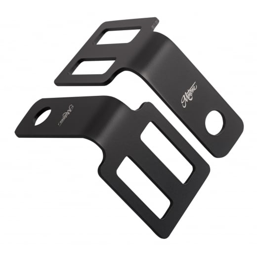 Motone Indicator Brackets - Under Seat Mount - Black