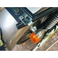 Motone Indicator Brackets - Under Seat Mount - Black