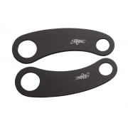 Indicator/Turn Signal Brackets - Top Shock Mount - Black