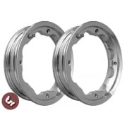 LAMBRETTA Billet Tubeless Sip Wheel Rim 3.50x10 PAIR X2