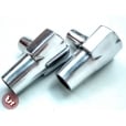 LAMBRETTA Centre Stand Feet/Boots Polished Alloy