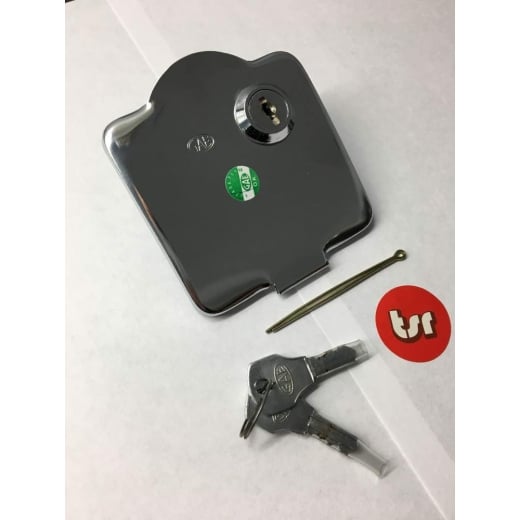 LAMBRETTA Chrome Locking Fuel Tank Flap + Keys  GP