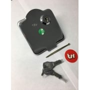 LAMBRETTA Chrome Locking Fuel Tank Flap + Keys  GP