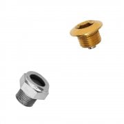LAMBRETTA Engine Gearbox Oil Sight Glass Transparent+Magnetic Sump Plug Bolt