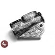 LAMBRETTA Engraved & Chromed GP Headset Cover Handlebar Switch Housing Custom