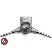 LAMBRETTA Engraved & Chromed GP Headset Handlebar Bottom Custom