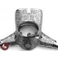 LAMBRETTA Engraved & Chromed GP Headset Handlebar Bottom Custom