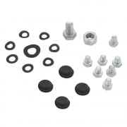 LAMBRETTA Flywheel Cover Fixing Kit Rubber Grommets+Steel Bolts
