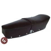 LAMBRETTA Genuine Brown Dark Leather Quality Bench Seat