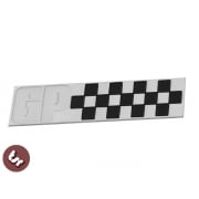 LAMBRETTA GP Race Flag Billet CNC Side Panel/Legshield Badge/Emblem Custom