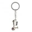 LAMBRETTA GP Scooter Key Ring White