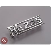 LAMBRETTA Legshield Badge RB22 RB225 Chrome RB 225