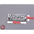 LAMBRETTA Legshield Badge RB22 RB225 Chrome RB 225