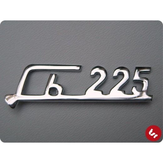 LAMBRETTA Legshield Badge RB25 rb225 (small) Chrome