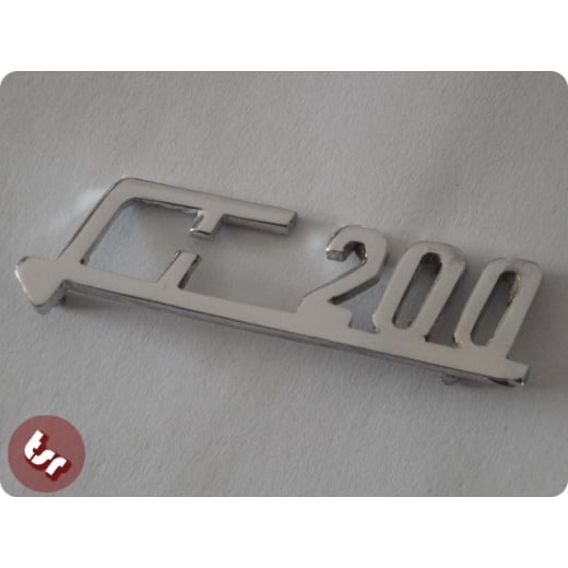 LAMBRETTA Legshield Badge Series 2 Large 'Li125' Chrome