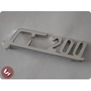 LAMBRETTA Legshield Badge Series 2 Large 'Li125' Chrome