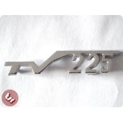LAMBRETTA Legshield Badge TV225 Brass/Chrome TV/RB/TS1