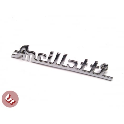LAMBRETTA Legshield/Panel Badge 'Ancillotti' Chrome