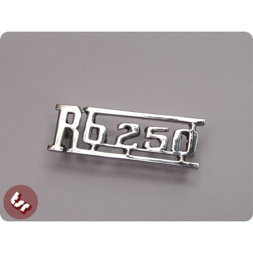 LAMBRETTA Legshield/Panel Badge RB25 RB250 Chrome
