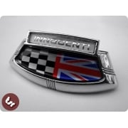 LAMBRETTA LIS/TV/SX TSR Horncast Badge Union Jack/Race