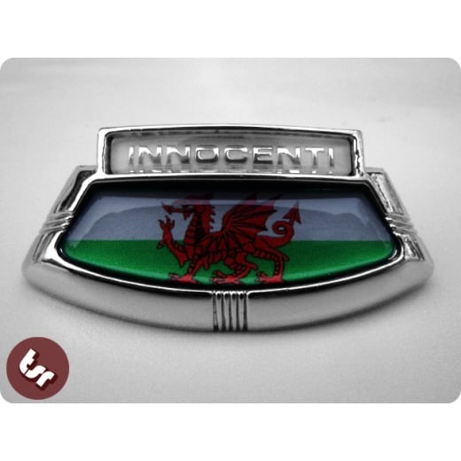 LAMBRETTA LIS/TV/SX TSR Horncast Badge Wales Welsh Flag